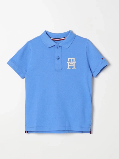 Tommy Hilfiger Kids' Polo衫  儿童 颜色 浅蓝色 In Gnawed Blue