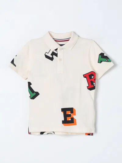 Tommy Hilfiger Polo Shirt  Kids Color Yellow Cream