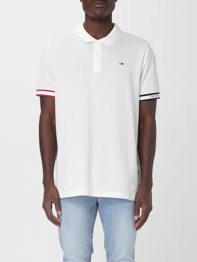 Tommy Hilfiger Polo Shirt  Men Color Yellow Cream In White