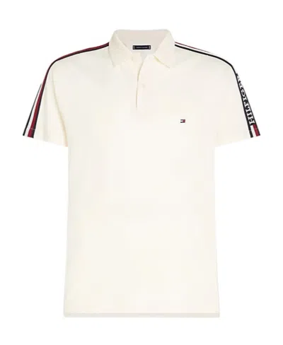 Tommy Hilfiger Polo Shirt With Lapel Short Sleeve In White