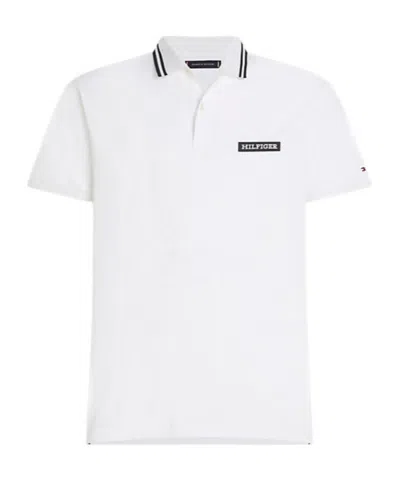 Tommy Hilfiger Polo Shirt With Lapel Short Sleeve In White