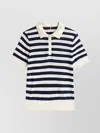 Tommy Hilfiger Womens Metallic Cotton Polo Top In Neutral