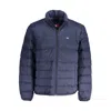 Tommy Hilfiger Chic Blue Long Sleeve Casual Jacket In Blue