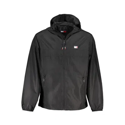Tommy Hilfiger Polyester Men's Jacket In Black