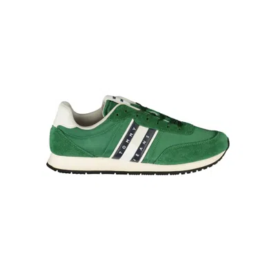 Tommy Hilfiger Polyester Men Men's Sneaker In Green