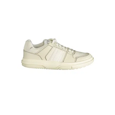 Tommy Hilfiger Polyester Men's Sneaker In Gold