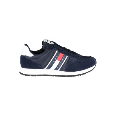 Tommy Hilfiger Logo Sneakers In Blue
