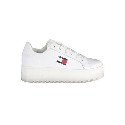 Tommy Hilfiger Polyester Women's Sneaker In White