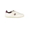 Tommy Hilfiger Beige Leather Women Sneaker In Beige