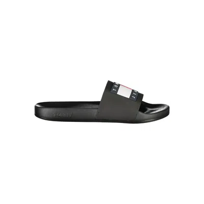 Tommy Hilfiger Polyethylene Men Men's Sandal In Black