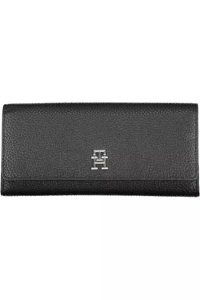 Tommy Hilfiger Polyethylene Men's Wallet In Black