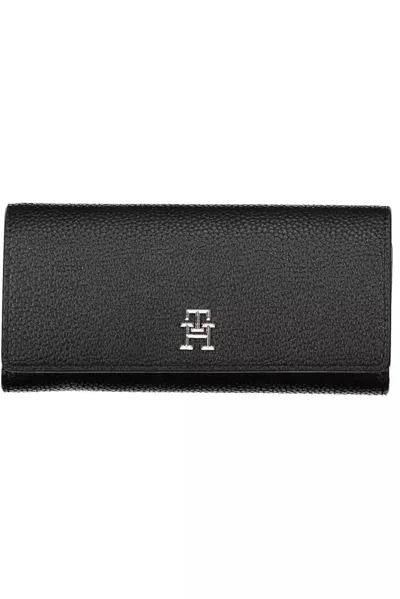 Tommy Hilfiger Polyethylene Men's Wallet In Black