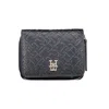 Tommy Hilfiger Blue Polyethylene Wallet In Black
