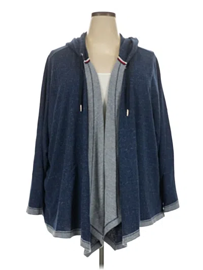 Pre-owned Tommy Hilfiger Poncho In Blue