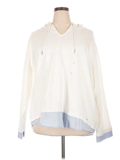 Pre-owned Tommy Hilfiger Poncho In White