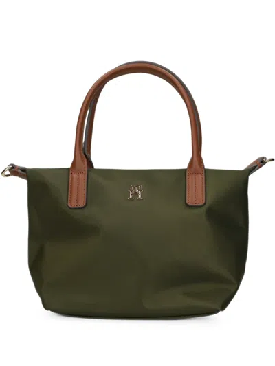 Tommy Hilfiger Popette Logo-plaque Tote Bag In Pattern