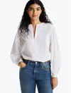 Tommy Hilfiger Zip-up High-neck Womens Sweater In Optic White
