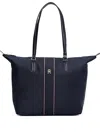 Tommy Hilfiger Navy Striped Tote Bag