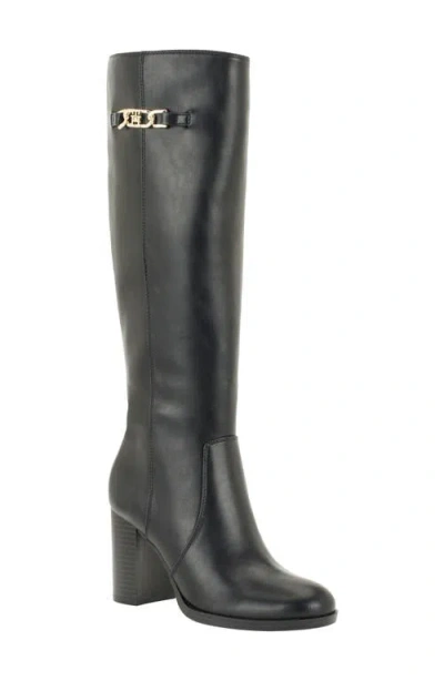 Tommy Hilfiger Poura Knee High Boot In Black