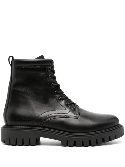 Tommy Hilfiger Premium Casual Chunky Boot In Black