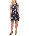Tommy Hilfiger Printed A-line Dress In Blue