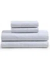 TOMMY HILFIGER PRINTED 200-THREAD COUNT COTTON PERCALE 4-PC. SHEET SET, KING