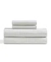 TOMMY HILFIGER PRINTED 200-THREAD COUNT COTTON PERCALE 4-PC. SHEET SET, KING
