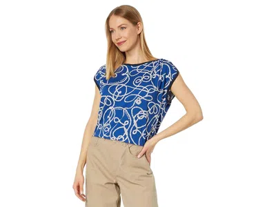 Tommy Hilfiger Printed Dolman Blouse