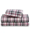 Tommy Hilfiger Printed Flannel 3-pc. Sheet Set, Twin In Multi