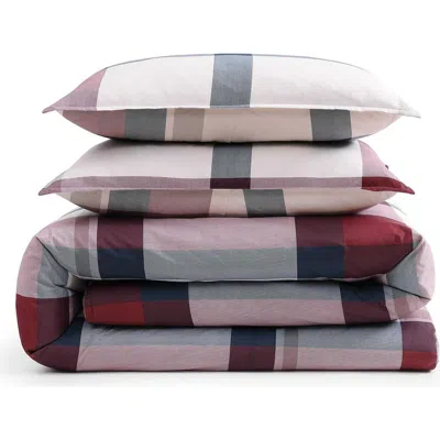 Tommy Hilfiger Prospect Park Plaid Cotton Percale Comforter & Shams Set In Multi