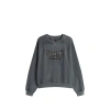 Tommy Hilfiger Pull À Logo En Coton In Gray