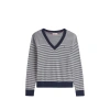Tommy Hilfiger Pull À Rayures In White