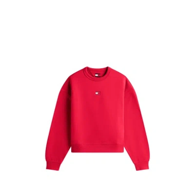 Tommy Hilfiger Pull Col Rond En Coton In Red