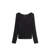 Tommy Hilfiger Pull Côtelé In Black