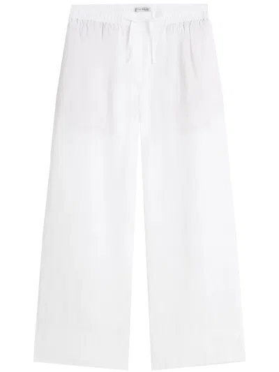 Tommy Hilfiger Pull On Linen Pants In White