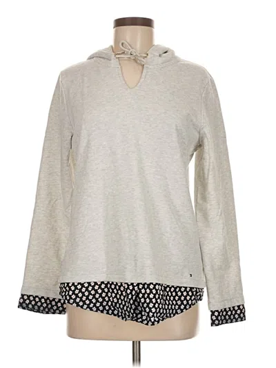 Pre-owned Tommy Hilfiger Pullover Hoodie In Gray