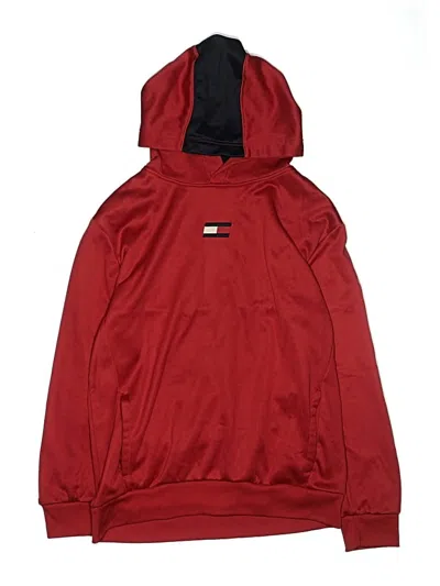 Pre-owned Tommy Hilfiger Kids' Pullover Hoodie In Red