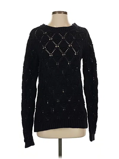 Pre-owned Tommy Hilfiger Pullover Sweater In Black