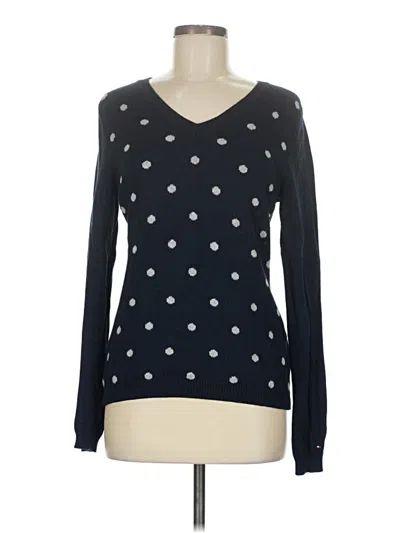 Pre-owned Tommy Hilfiger Pullover Sweater In Black