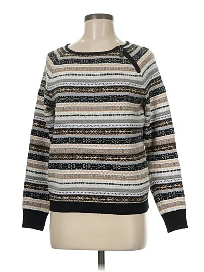 Pre-owned Tommy Hilfiger Pullover Sweater In Black