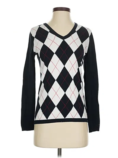 Pre-owned Tommy Hilfiger Pullover Sweater In Black