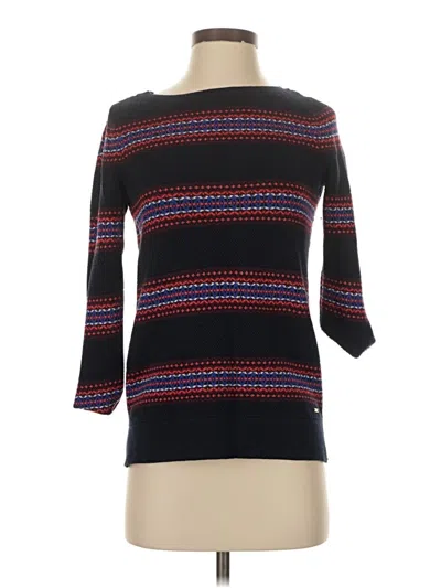 Pre-owned Tommy Hilfiger Pullover Sweater In Black