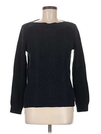Pre-owned Tommy Hilfiger Pullover Sweater In Black