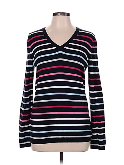 Pre-owned Tommy Hilfiger Pullover Sweater In Black