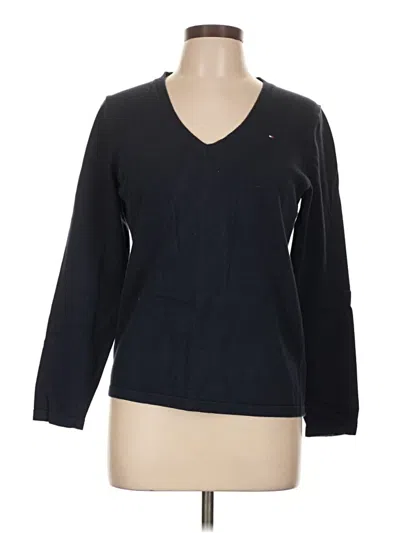Pre-owned Tommy Hilfiger Pullover Sweater In Black