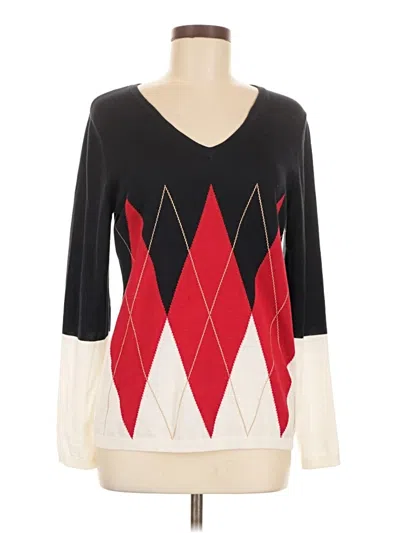 Pre-owned Tommy Hilfiger Pullover Sweater In Black