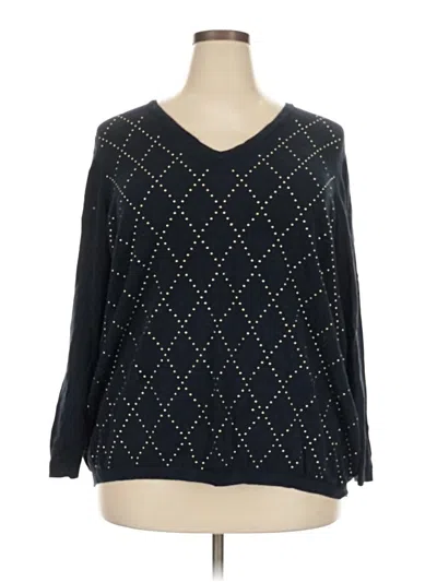 Pre-owned Tommy Hilfiger Pullover Sweater In Black