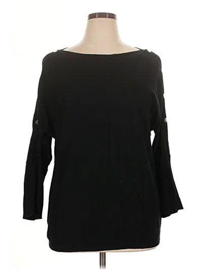 Pre-owned Tommy Hilfiger Pullover Sweater In Black