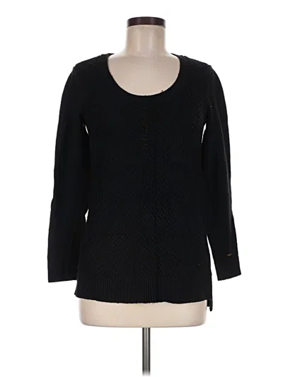 Pre-owned Tommy Hilfiger Pullover Sweater In Black