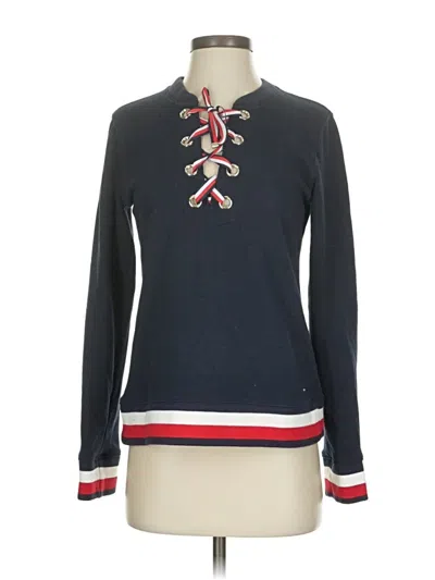 Pre-owned Tommy Hilfiger Pullover Sweater In Blue